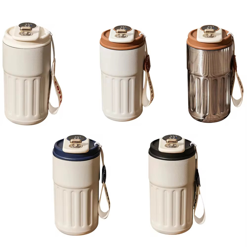 Smart Thermos Vacuum Flask with LED Display